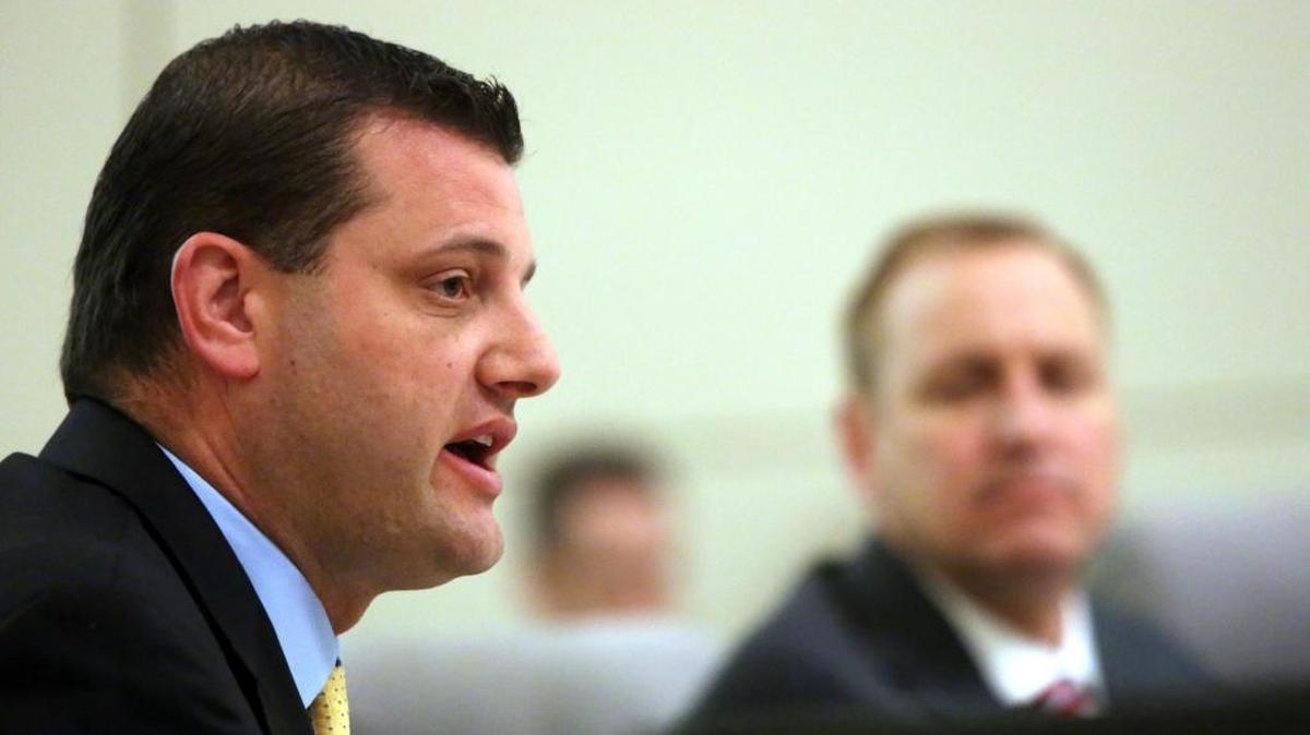 Rep. David Valadao, R-Hanford, speaks during a hearing in Fresno in 2014.