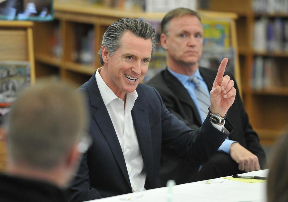 California Gov. Gavin Newsom will be the keynote speaker next week at the eighth annual California Economic Summit in Fresno. Newsom, pictured here on Feb. 13, 2019, at Riverview Elementary School in Reedley, will headline a meeting bringing together half a dozen senior administration officials, over a dozen members of the legislature and leaders across the nonprofit and business sectors to discuss inclusive and sustainable growth in Central California.