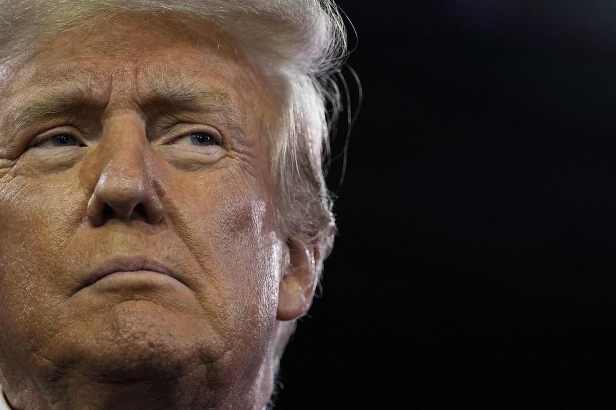 Republican presidential candidate former U.S. President Donald Trump speaks at the Faith and Freedom Road to Majority conference at the Washington Hilton on June 24, 2023, in Washington, DC. (Drew Angerer/Getty Images/TNS)