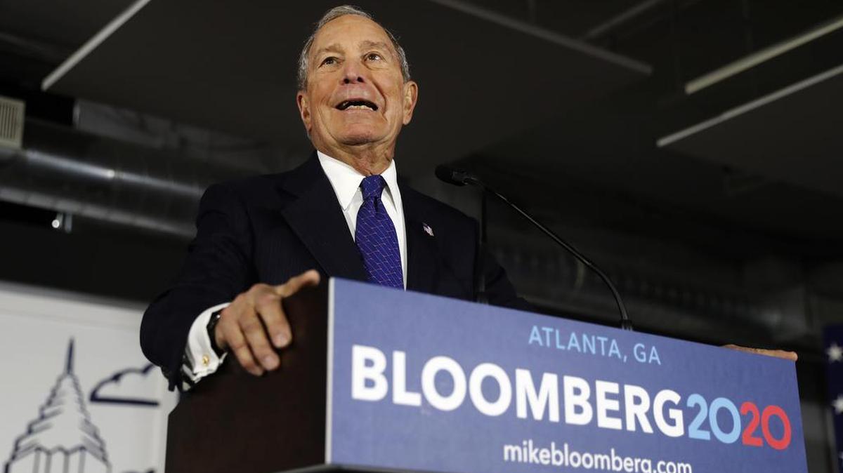 Democratic Presidential candidate and former New York City Mayor Michael Bloomberg.