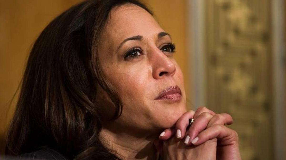 In this Jan. 10, 2017, photo, Sen. Kamala Harris, D-Calif. is seen on Capitol Hill in Washington, D.C.