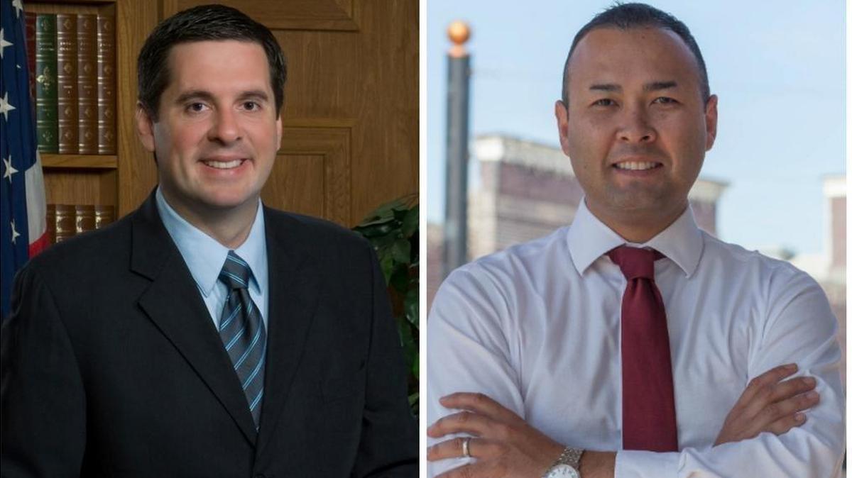 Rep. Devin Nunes, R-Tulare, left, is facing Democratic challenger Andrew Janz for 22nd congressional district.