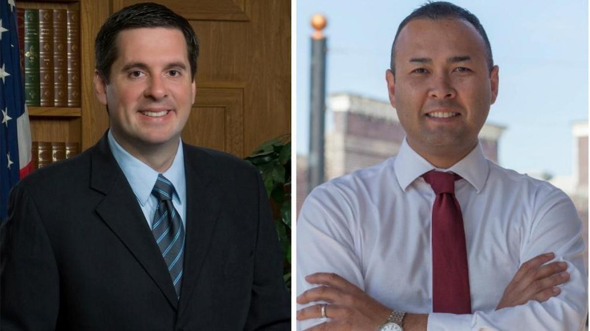 Rep. Devin Nunes, the Republican from Tulare, left, is being challenged by Andrew Janz, Democrat from Fresno for the 22nd District seat in the House of Representatives.