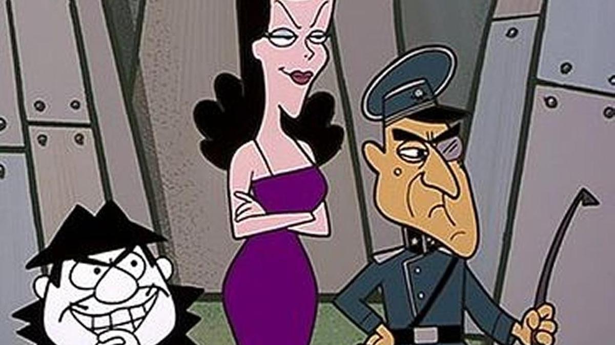 Boris Badenov, Natasha Fatale, and Fearless Leader.