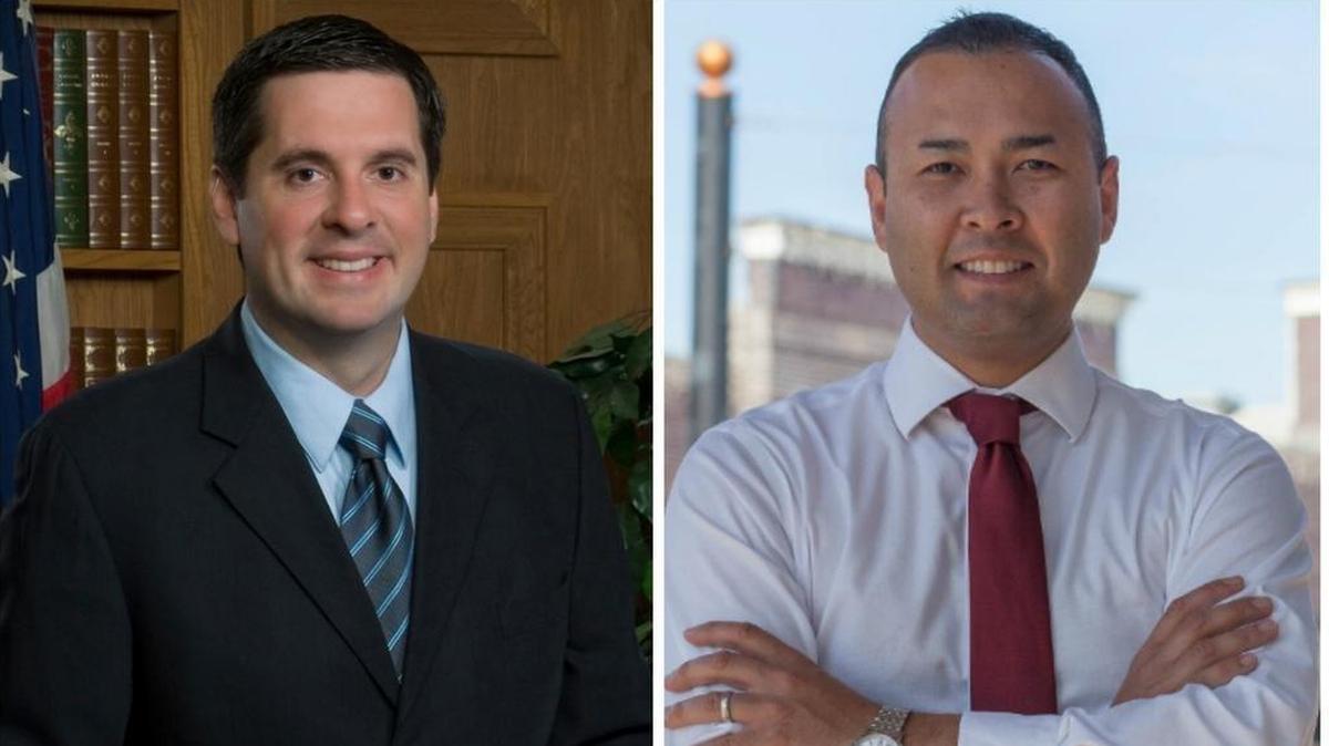 Rep. Devin Nunes, R-Tulare, left, defeated Democratic challenger Andrew Janz, 56 percent to 44 percent.