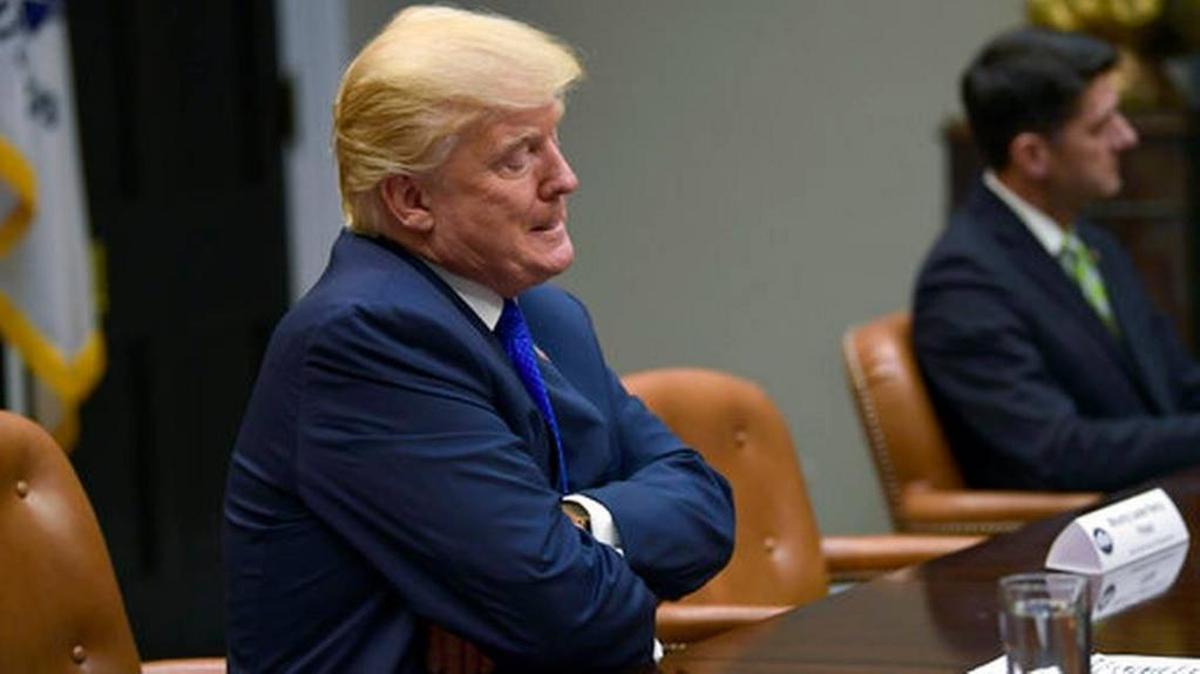 President Donald Trump’s spokeswoman Sarah Sanders said that she was not sure how Trump found the videos, which he retweeted from the leader of an extreme far-right British group. Asked if the president had a responsibility to verify the content, Sanders said: “Whether it’s a real video, the threat is real and that is what the president is talking about.”