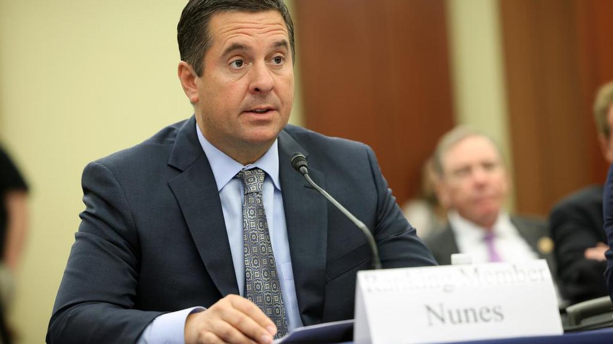 Five people have said they are running for the seat vacated by U.S. Rep. Devin Nunes, R-Calif., seen here in June 2021 in Washington, D.C.