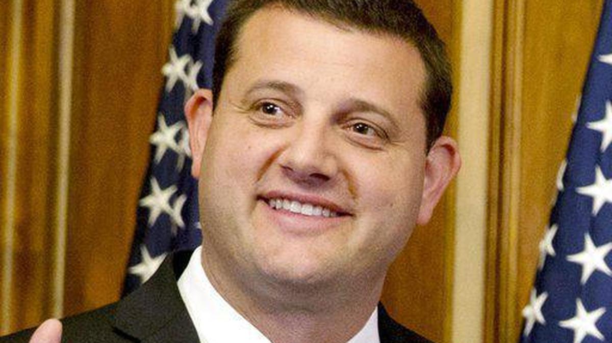 Rep. David Valadao, R-Hanford, in the Rayburn Room on Capitol Hill in Washington.