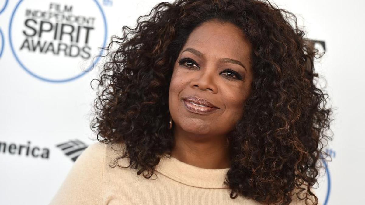 Oprah Winfrey arrives at the 30th Film Independent Spirit Awards in Santa Monica. She was known for encouraging her fans to keep gratitude journals.