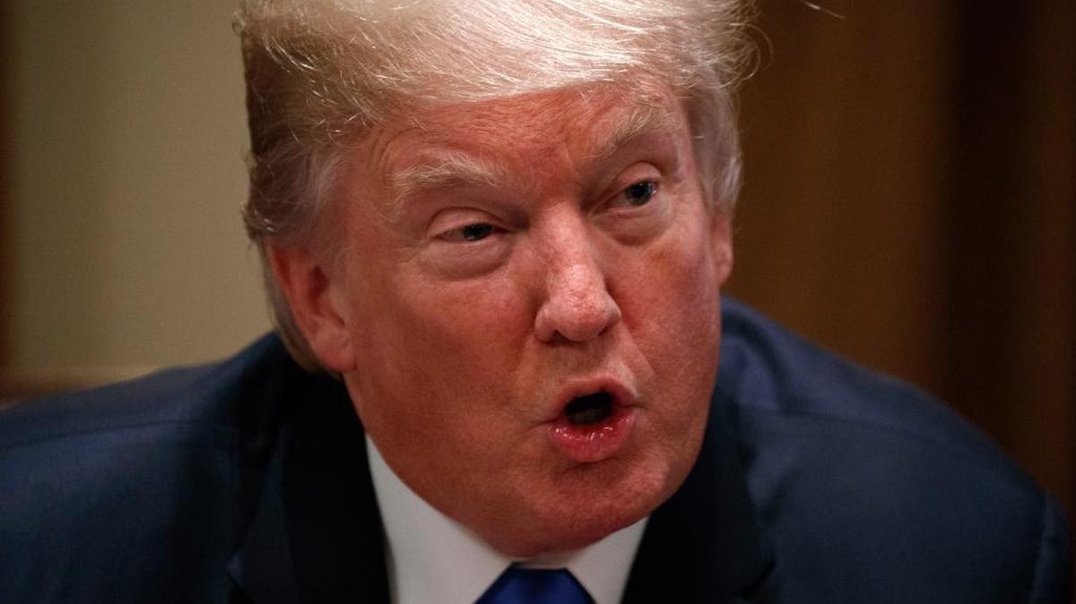 President Donald Trump met with a bipartisan group of lawmakers in the Cabinet Room of the White House Wednesday,
