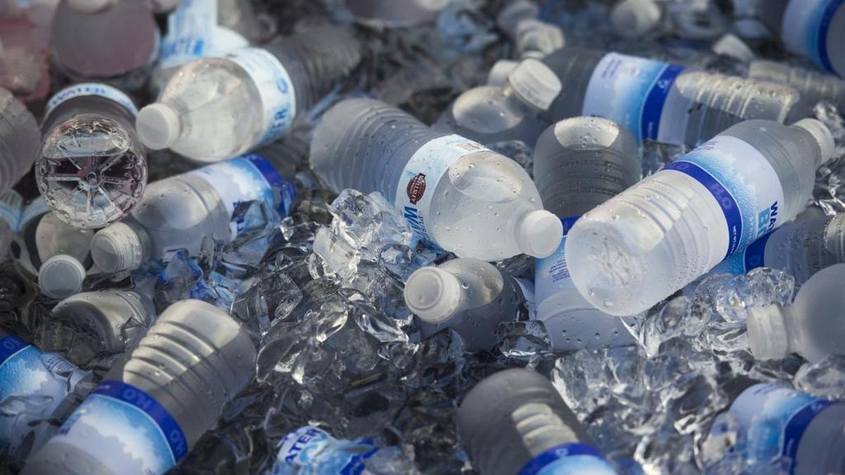 Environmental groups in California are pushing to eliminate non-tethered caps from bottled water.