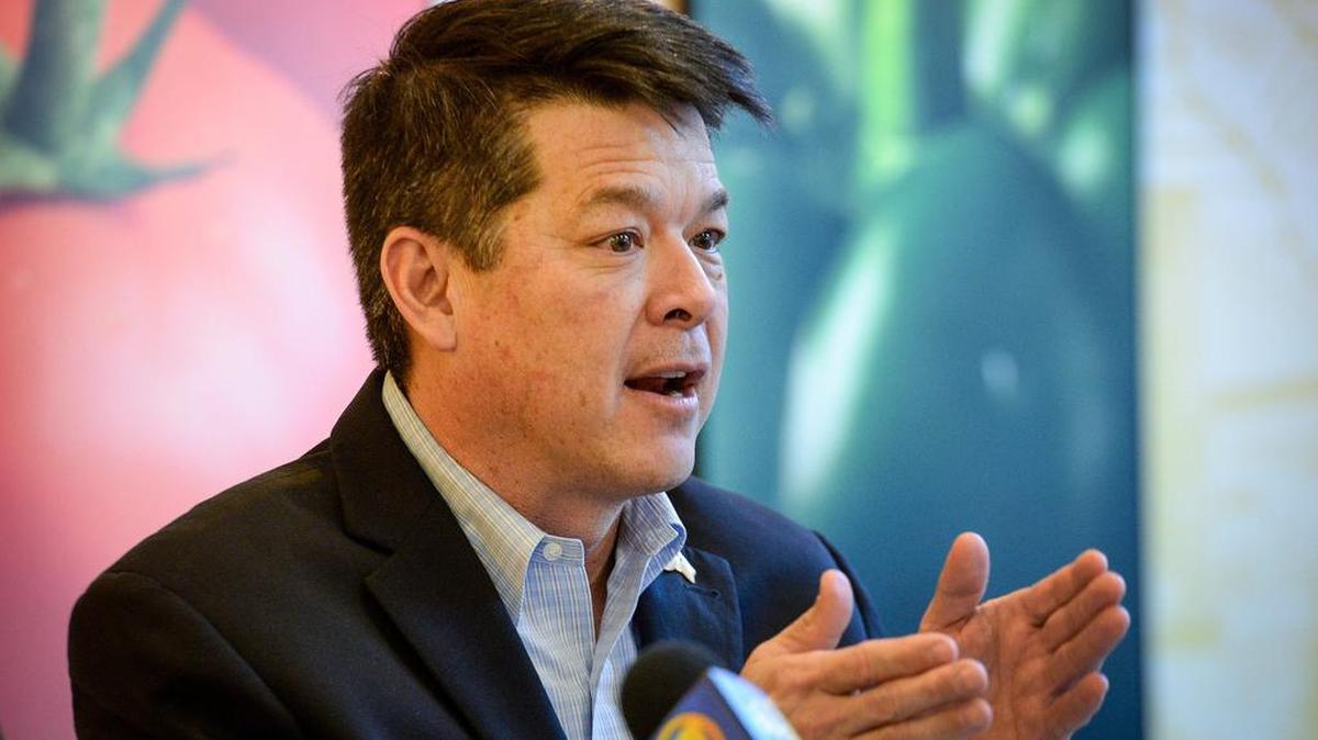 Rep. TJ Cox, D-Fresno, talks about the government shutdown during a political forum in Fresno on Jan. 18, 2019.