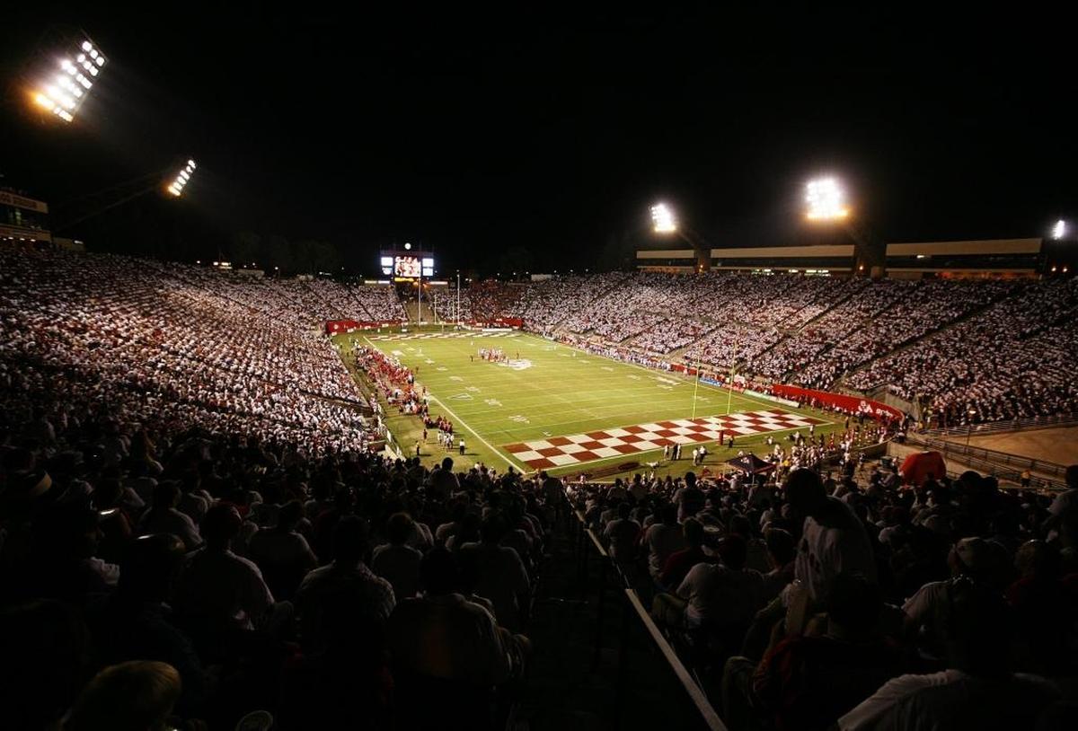 What does a packed Bulldog Stadium look like? It looks like this scene from the 2009 season during a “White Out” game against Boise State.