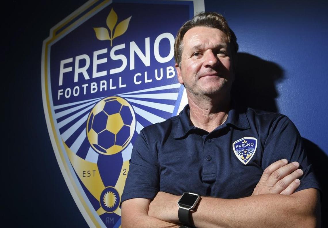 Frank Yallop, general manager for the new Fresno Football Club, plans to deliver a true professional soccer experience for area fans once play begins in March 2018 at Chukchansi Park.