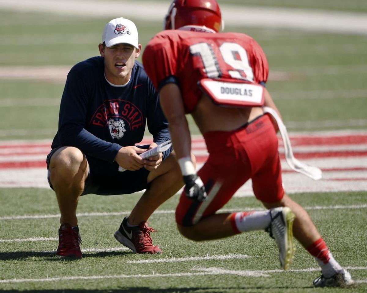 New Fresno State football offensive coordinator Kirby Moore will continue to build on dynamic unit in spring practices, adding tweaks from his Boise State roots.