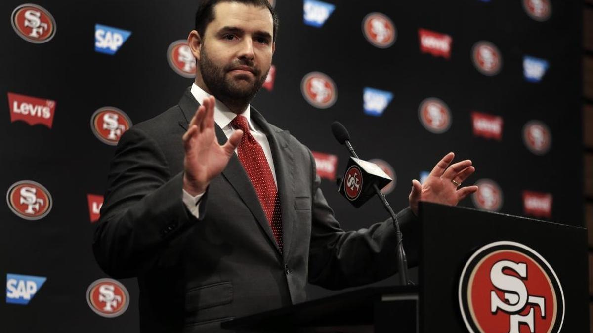 For the second time in less than a year, 49ers CEO Jed York stood at the podium taking questions after making sweeping changes to his coaching staff and front office. Once again, no real answers were forthcoming.