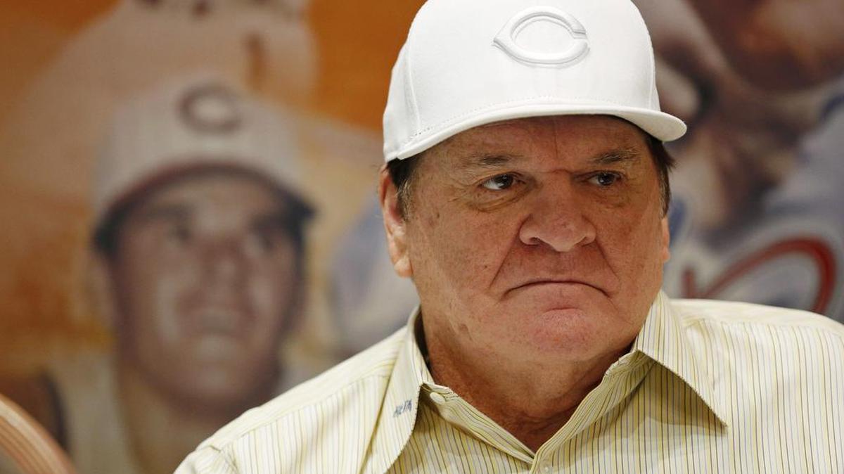 Pete Rose appears at an autograph signing event Monday, Dec. 14, 2015, in Las Vegas. Baseball Commissioner Rob Manfred has rejected Rose's plea for reinstatement, citing his continued gambling and evidence that he bet on games when he was playing for the Cincinnati Reds.