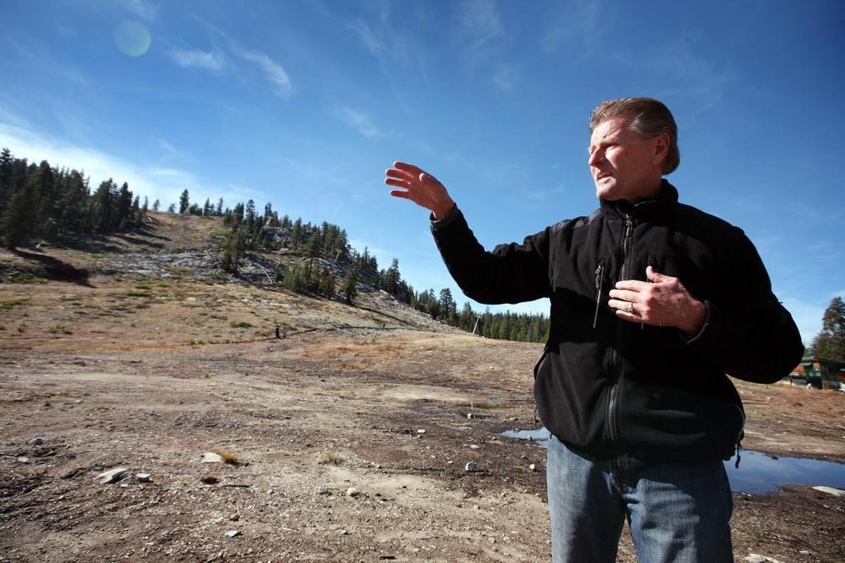 Tim Cohee talks about improvements being made to China Peak on Oct. 25, 2010, his first season as owner/operator of the ski resort 65 miles east of Fresno in the Sierra National Forest.