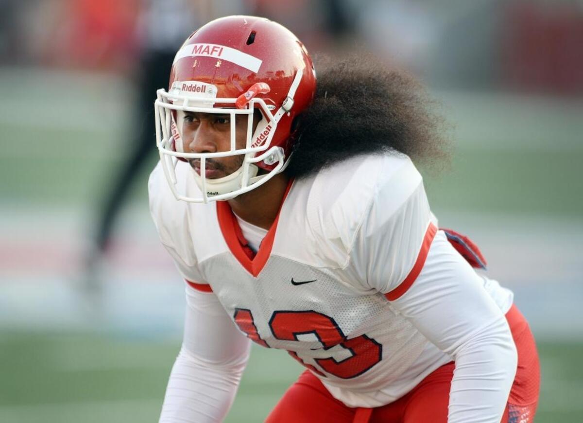 Fresno State linebacker/safety Kesomi Mafi has made a quick impression since his recent transfer from Laney College. “He’s a really good player, and he’s a physical guy,” coach Jeff Tedford said.