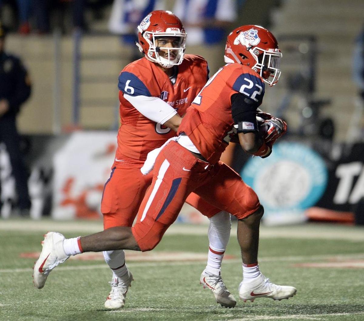 The sight of Fresno State quarterback Marcus McMaryion handing off a to a running back in the second half, in his case Jordan Mims, has been a familiar one during this 6-1 stretch.