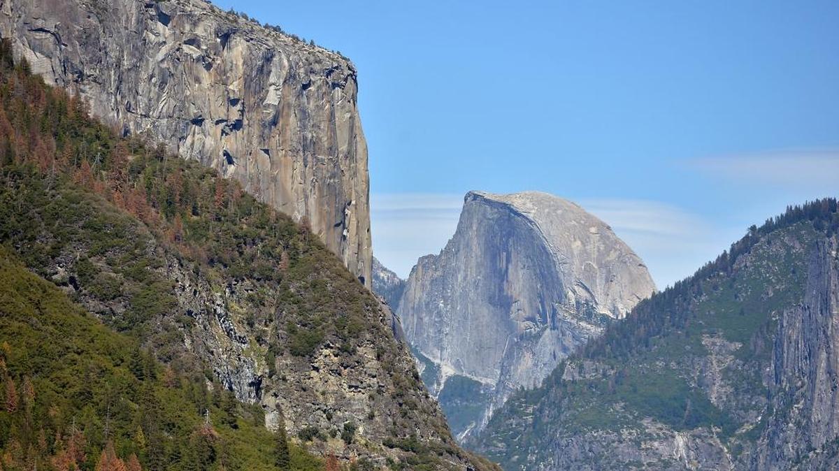 A view of Half Dome at Yosemite National Park, one of California’s natural treasures.