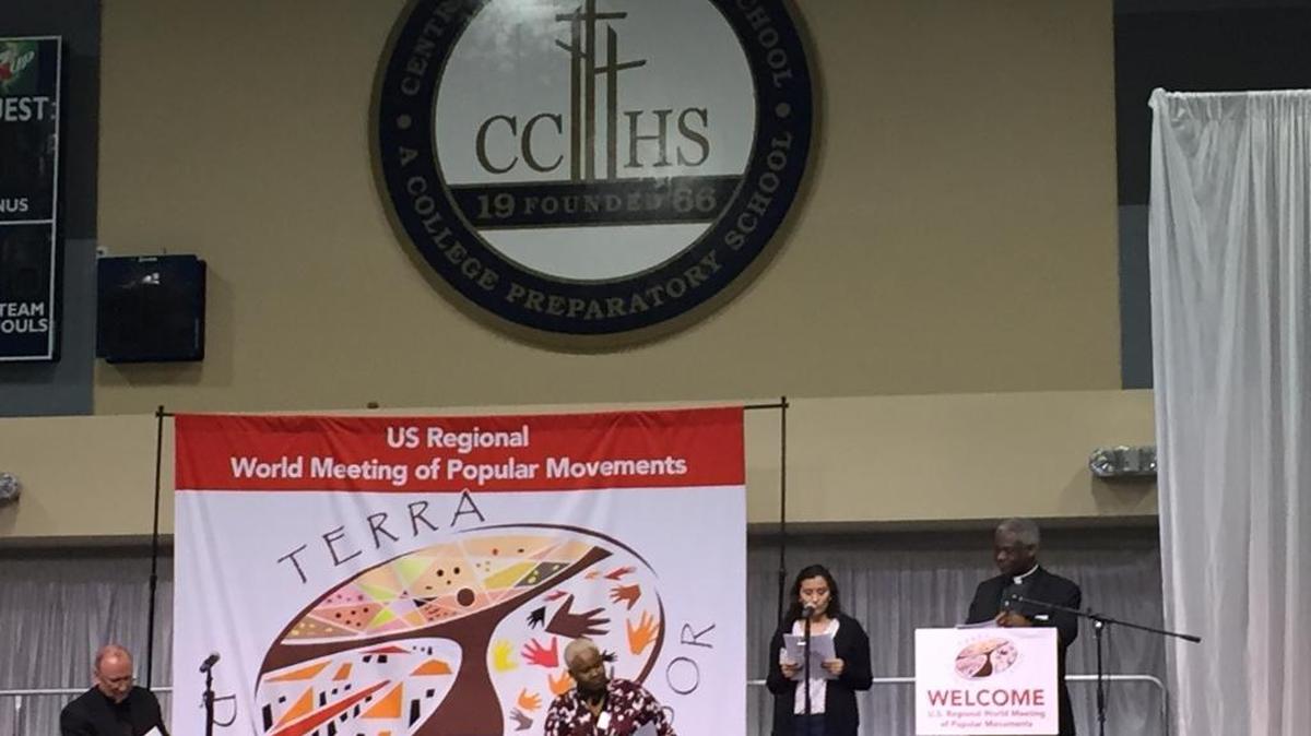 Speakers from cities large and small throughout the United States and other nations in this region met in Modesto for a gathering of Popular Movements, an initiative of Pope Francis and international grass roots organizations.