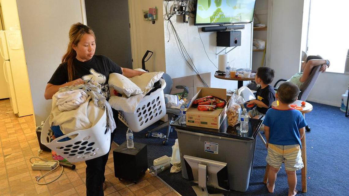 See Vang, 32, packed up her family’s belongings in 2016 while moving out of the apartment she shared with her husband and nine children for two years in southeast Fresno. Vang lived in an apartment complex featured in The Bee’s substandard housing investigation, “Living in Misery.” She was given a 60-day notice to move out. She said the landlord retaliated against her for talking to Bee reporters and calling code enforcement about shoddy conditions.