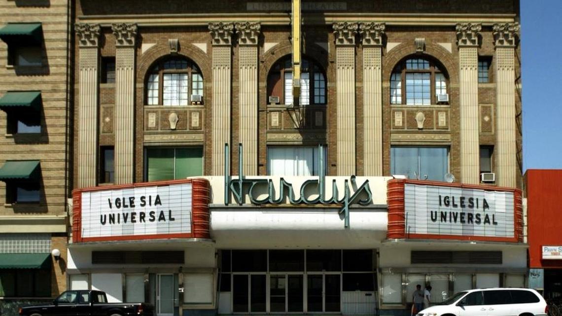 The Hardy’s Theatre on Van Ness Avenue in downtown Fresno.