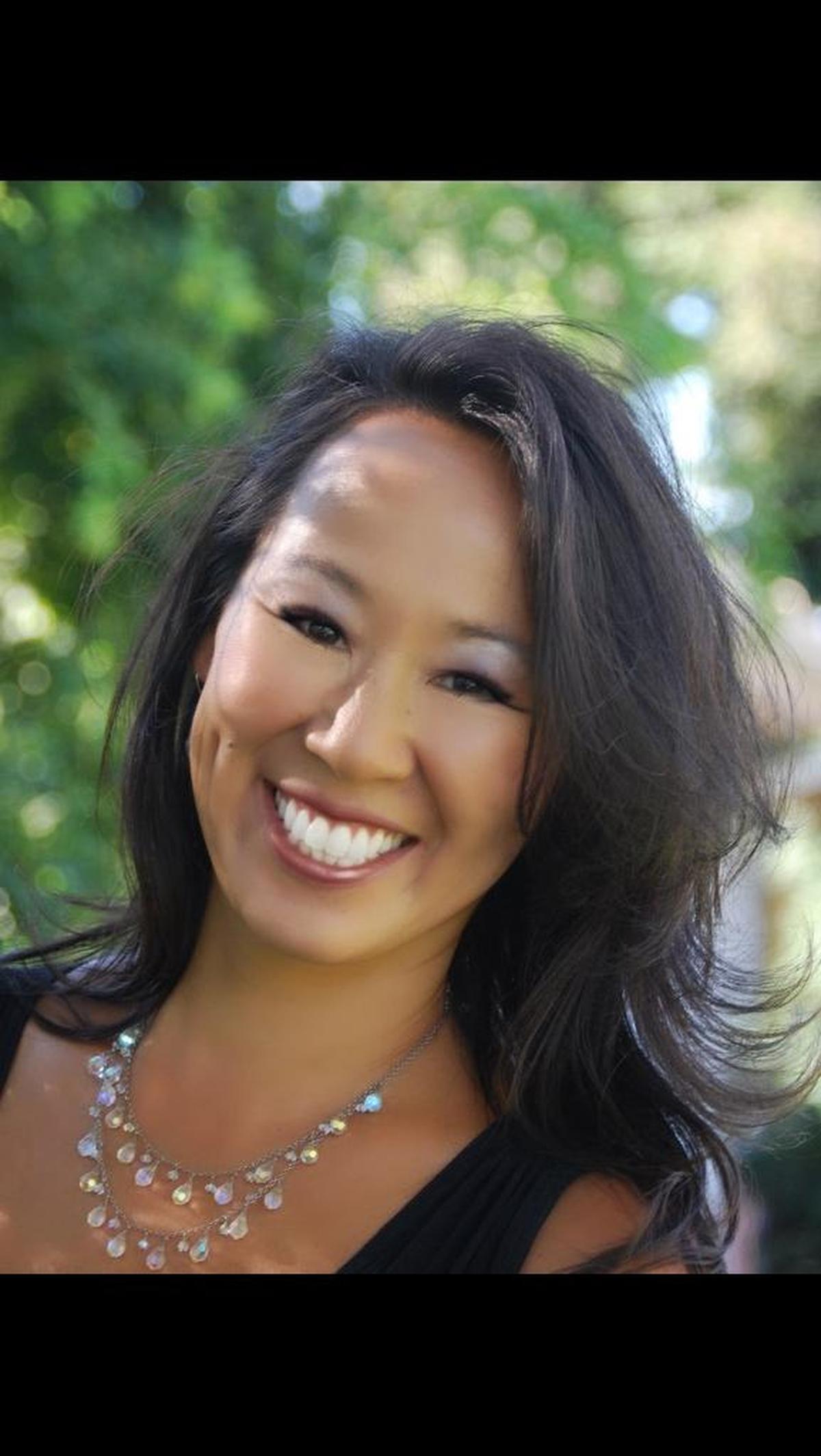 Jeannie Liao says thanks to educational staff.