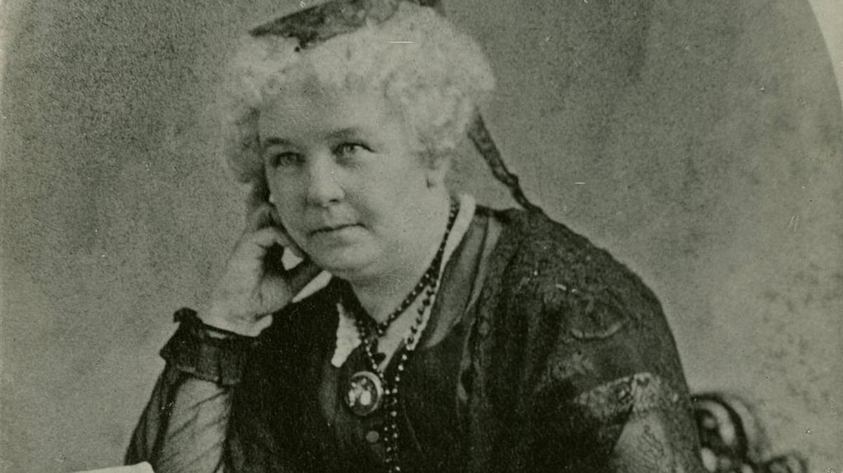 Leading suffragette Elizabeth Cady Stanton.