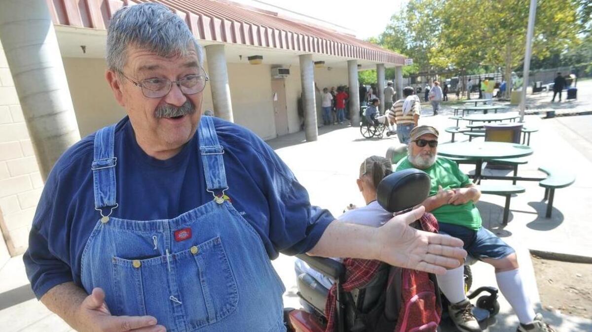 Mike McGarvin, founder of the Poverello House, known as "Papa Mike" by the homeless, founded the Poverello House, Fresno’s main soup kitchen for the homeless.