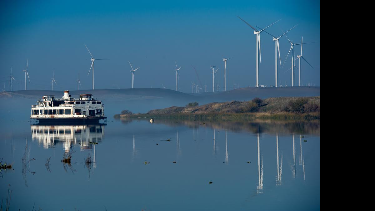 
Delta fog clears along the Sacramento River near Sherman Island in winter 2011. Gov. Brown wants to build two tunnels that would direct water south of the delta. The plan is opposed by many residents in the delta region.
