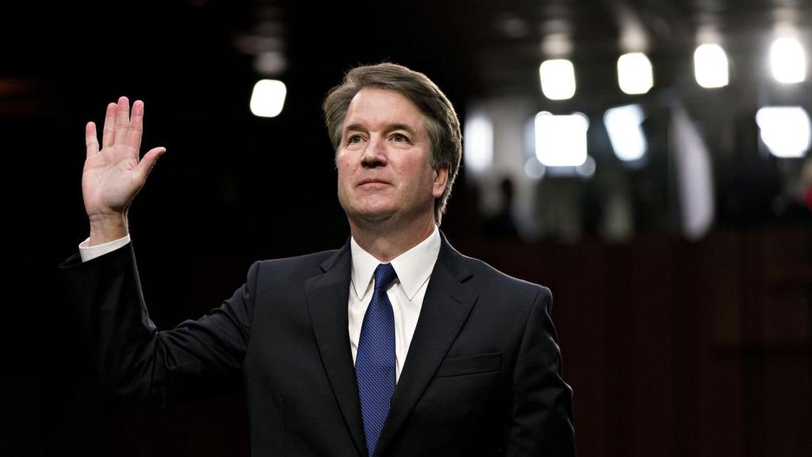 Supreme Court nomiinee Brett Kavanaugh at his Senate Judiciary Committee confirmation hearing in Washington on Sept. 4, 2018.