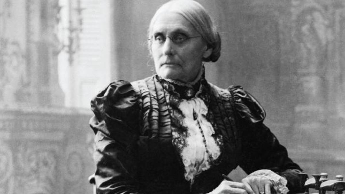 Susan B. Anthony, America’s foremost suffragist.