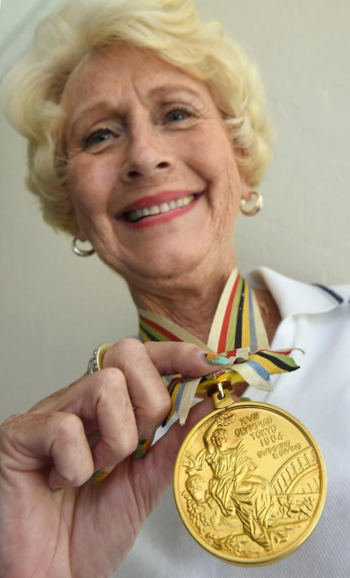 Cathy Ferguson of Clovis, was a young 16-year-old Olympic swimmer for the United states at the 1964 Summer Games in Tokyo, winning two gold medals. She won gold for the women's 100-meter backstroke and the other as a member of the first-place women's 4x100-meter medley relay.