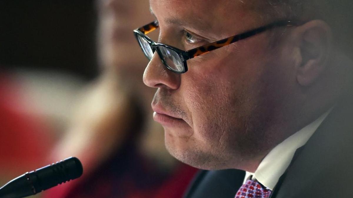 Brooke Ashjian, Fresno Unified School District board president, to people supporting the LGBT community at a board meeting Aug. 9, 2017. Fellow trustee Christopher De La Cerda writes that Ashjian should step down as board president.