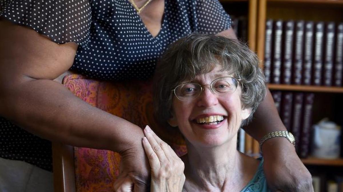 Through their church, good friends June King, left, and Jeanine Werner are grandmothers who work a lot with black students who attend Clovis High School.