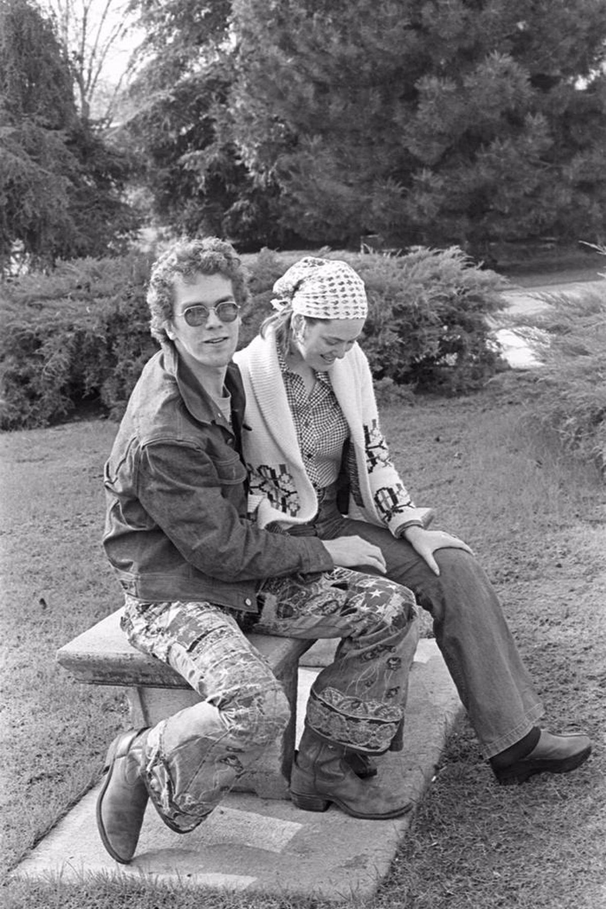 Doug Hansen and his girlfriend (now wife) Sue in 1973.