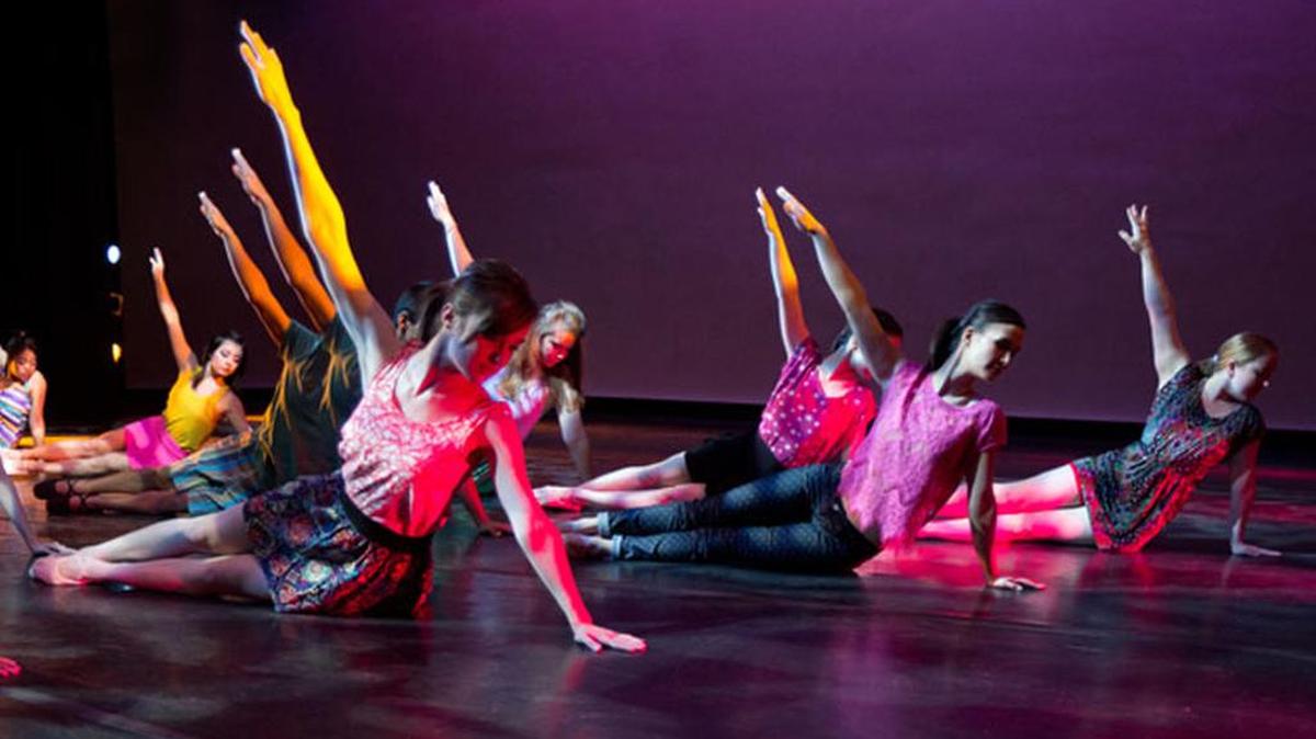 Dance students perform in the Summer Arts program at Fresno State.