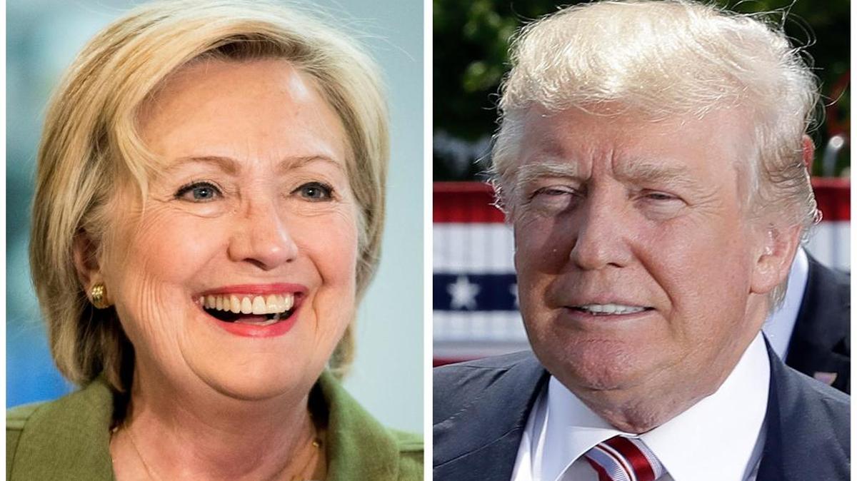 Democratic presidential candidate Hillary Clinton and Republican presidential candidate Donald Trump.