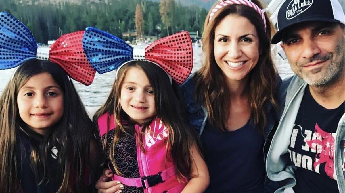 Former Fresnan Jill Simonian and her husband, pediatric surgeon Dr. Andre Panossian, and their daughters in a 2017 photo.