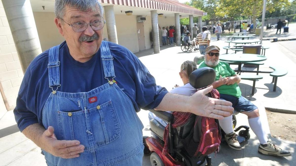 Mike McGarvin, known as “Papa Mike” by the homeless, founded the Poverello House, the Valley’s main nonprofit shelter for the homeless.