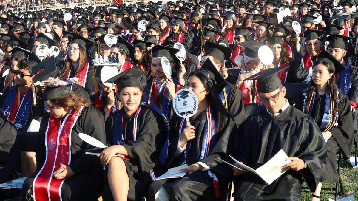 The Class of 2023 broke another record for Fresno City College: 2,687 students were eligible to participate in the graduation ceremony earning 2,849 degrees.