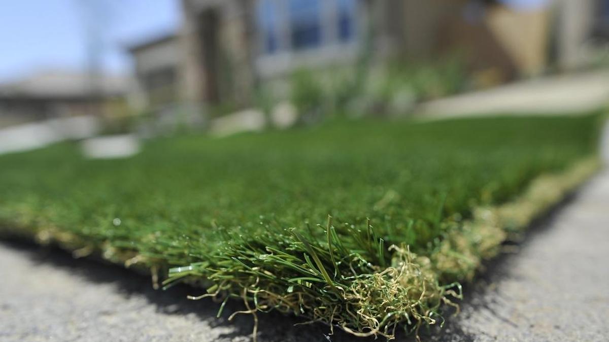 As Bill McEwen struggles with ways to save water around his house, he has ruled out a few things – like synthetic grass.