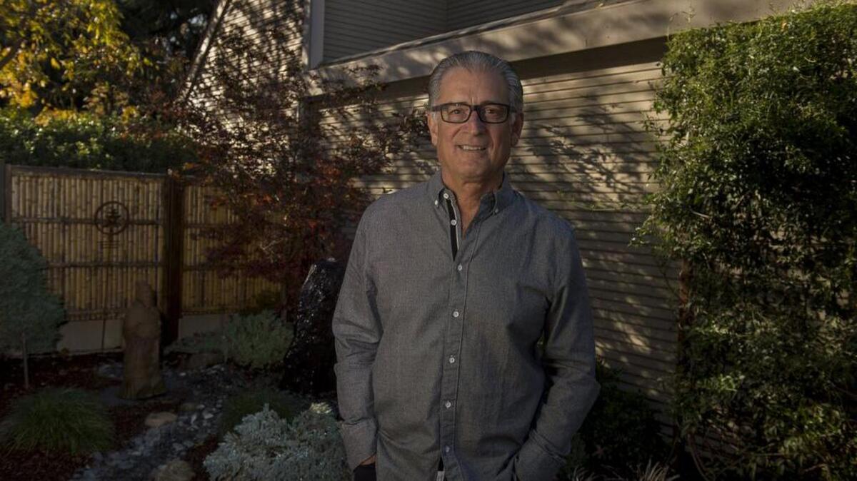 Former NFL referee Mike Pereira. at his Sacramento home between his weekend work for Fox, has become the face of officiating for football fans.