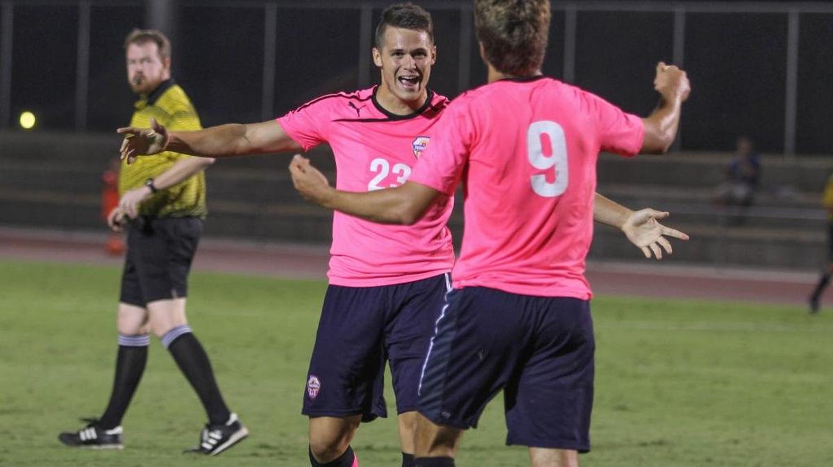
Alvaro Nogales (23) became the fourth Fresno Pacific men’s player in a row to earn PacWest Conference soccer player of the week honors, the league announced Oct. 12. Last week, Nogales had a hat trick in a 7-2 win over Dominican and scored the team’s only goal in a 2-1 overtime loss to Point Loma. He had an assist in a 3-2 win at Academy of Art on Wednesday.
