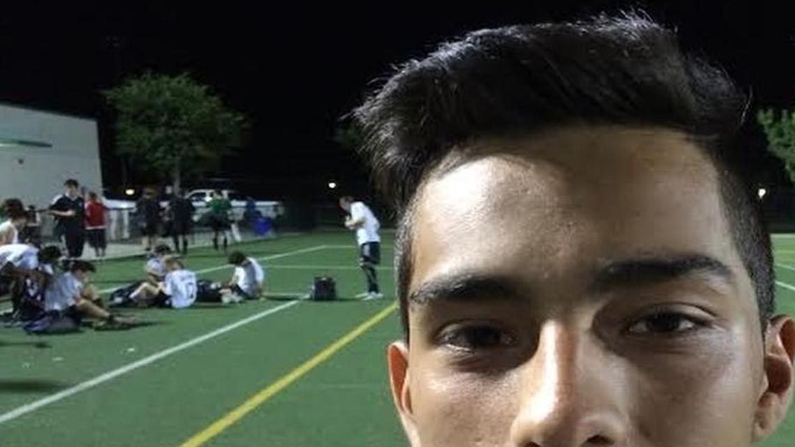 
Juan Lazcano (Central High) scored the North’s first goal and was named his team’s MVP during the finale to the Central Section All-Star soccer games. The South won the boys game 4-2.
