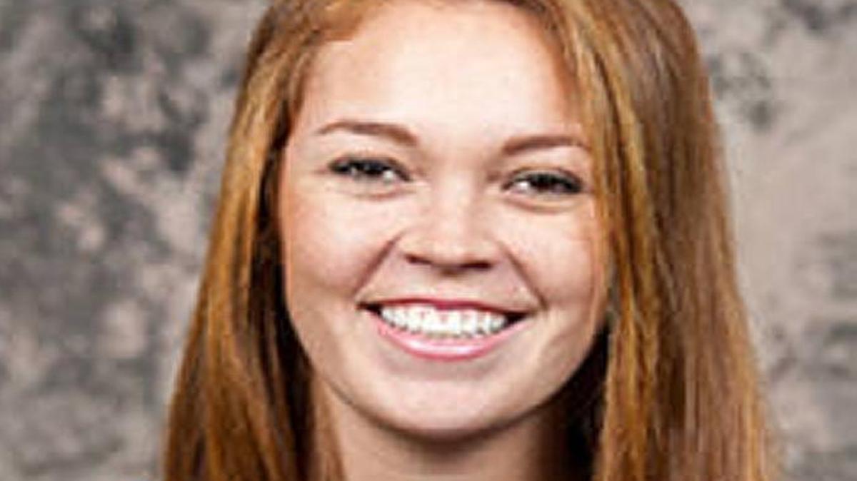 Amber Mills, a Cal State Bakersfield senior softball player out of Clovis West High.
