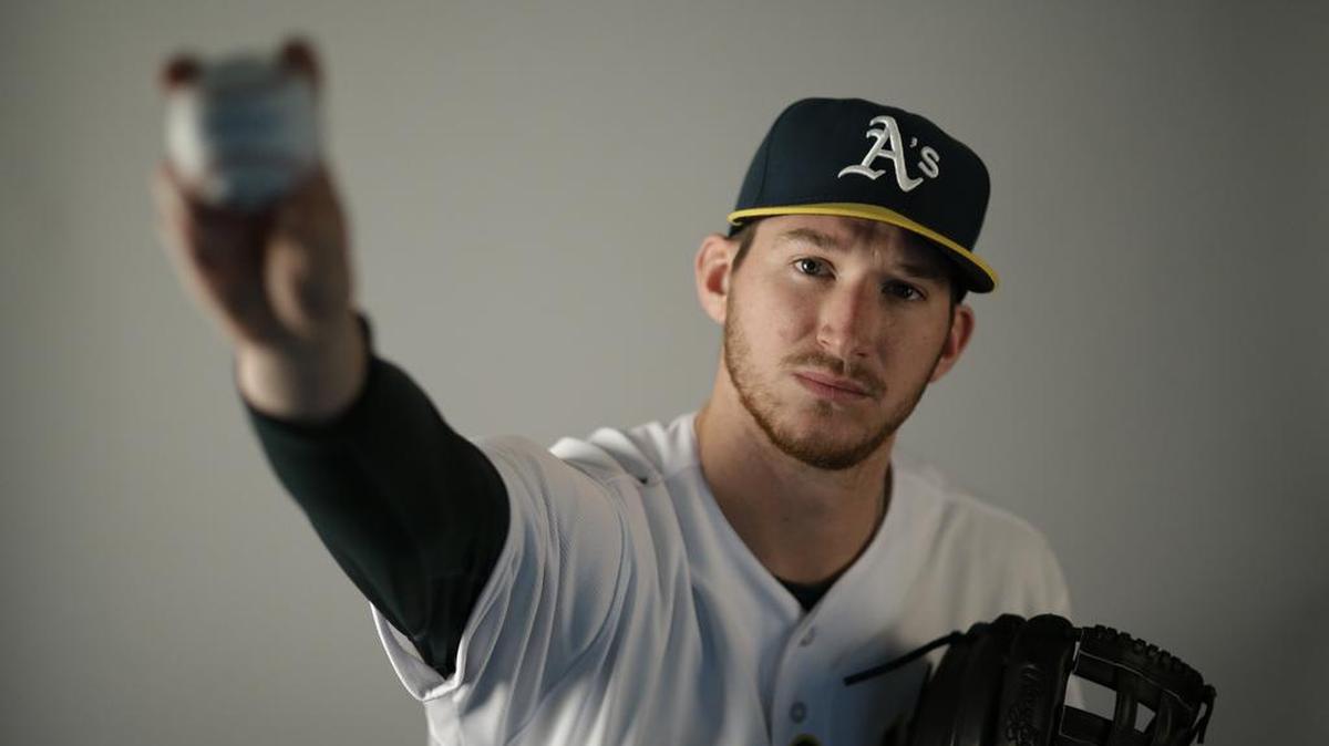 Jarrod Parker of the A’s suffered another setback Thursday, feeling pain in his elbow after throwing a pitch.