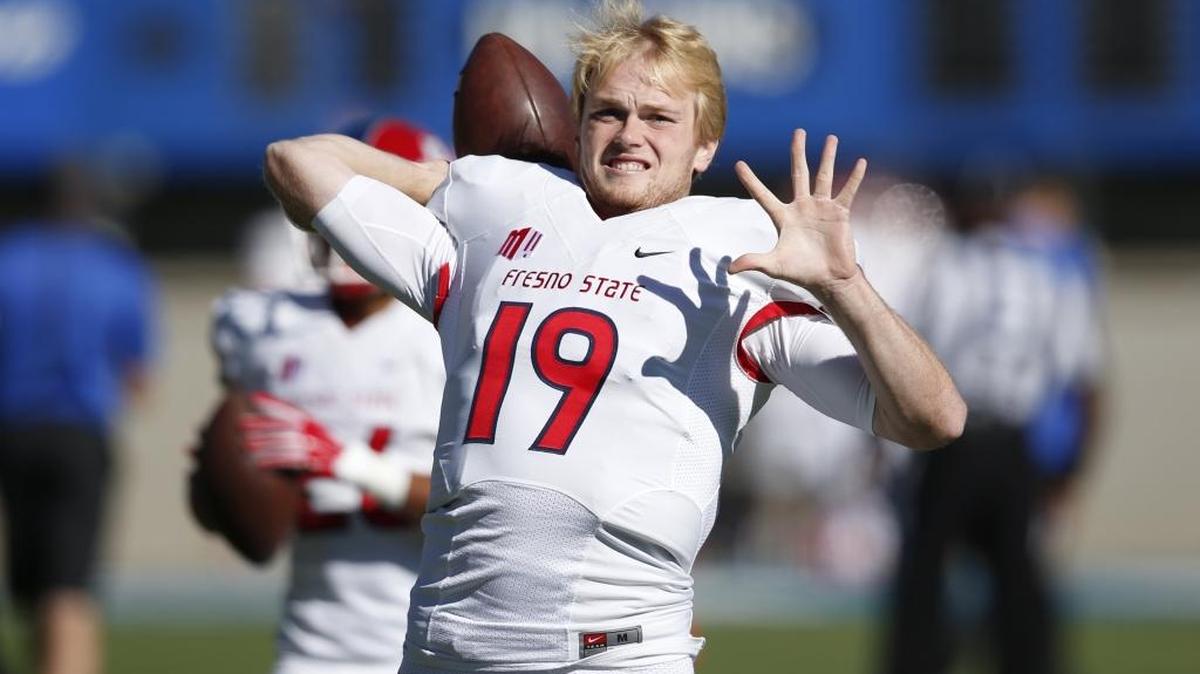 Quarterback Kilton Anderson struggled to get the Bulldogs offense moving Saturday, and he didn’t get much help.
